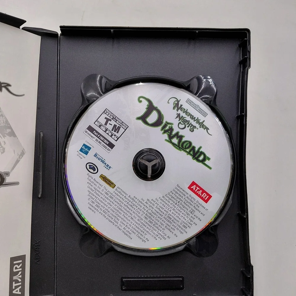 Neverwinter Nights Diamond Edition PC DVD-ROM Atari BioWare Complete RPG Game